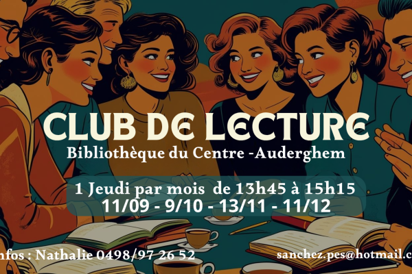 11/12 : Club de lecture adultes